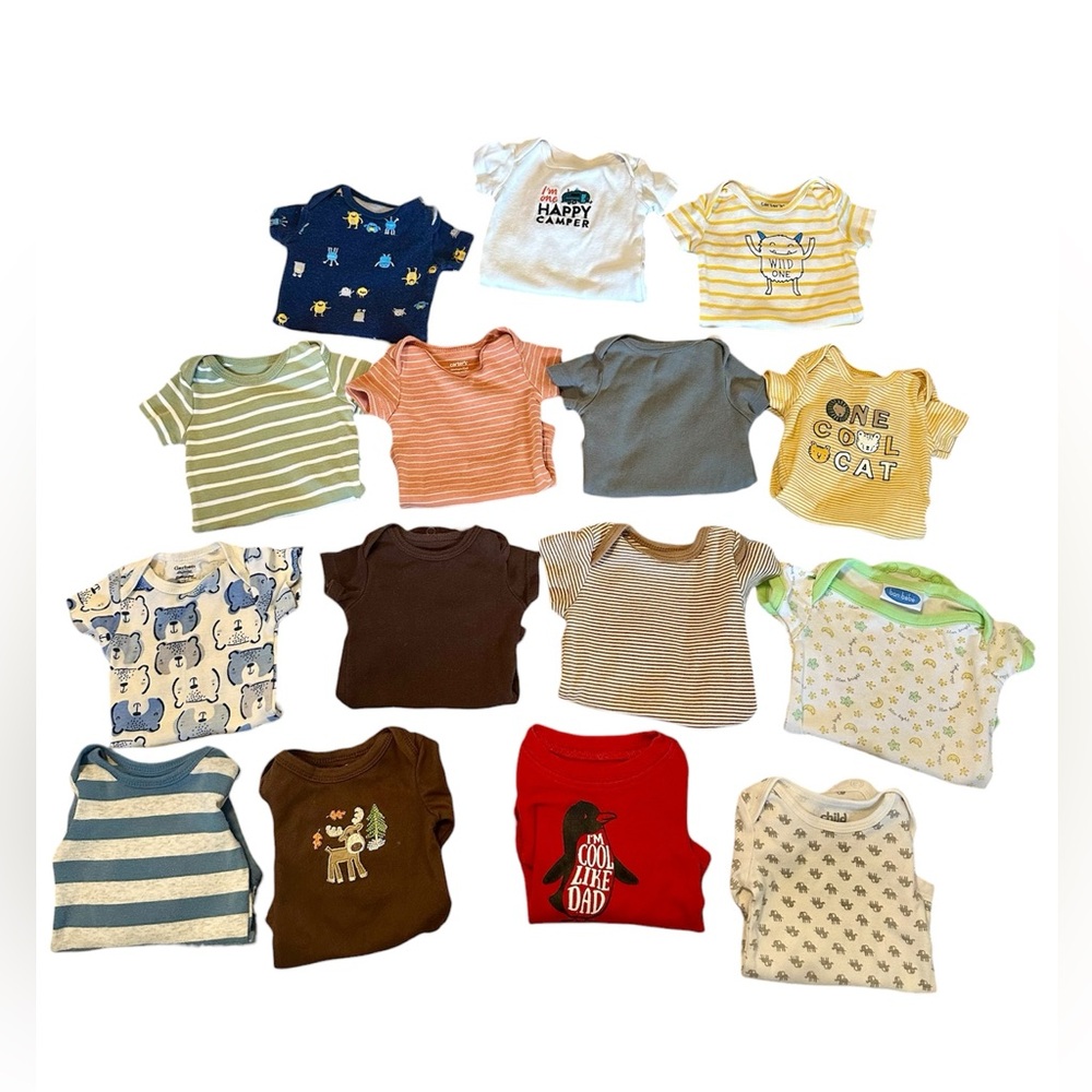 Bulk Baby boy clothes - newborn - 33 items